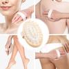 Wood   Brush   Cushion Non Slip Hand Held  R Body Brush for Home SPA Use