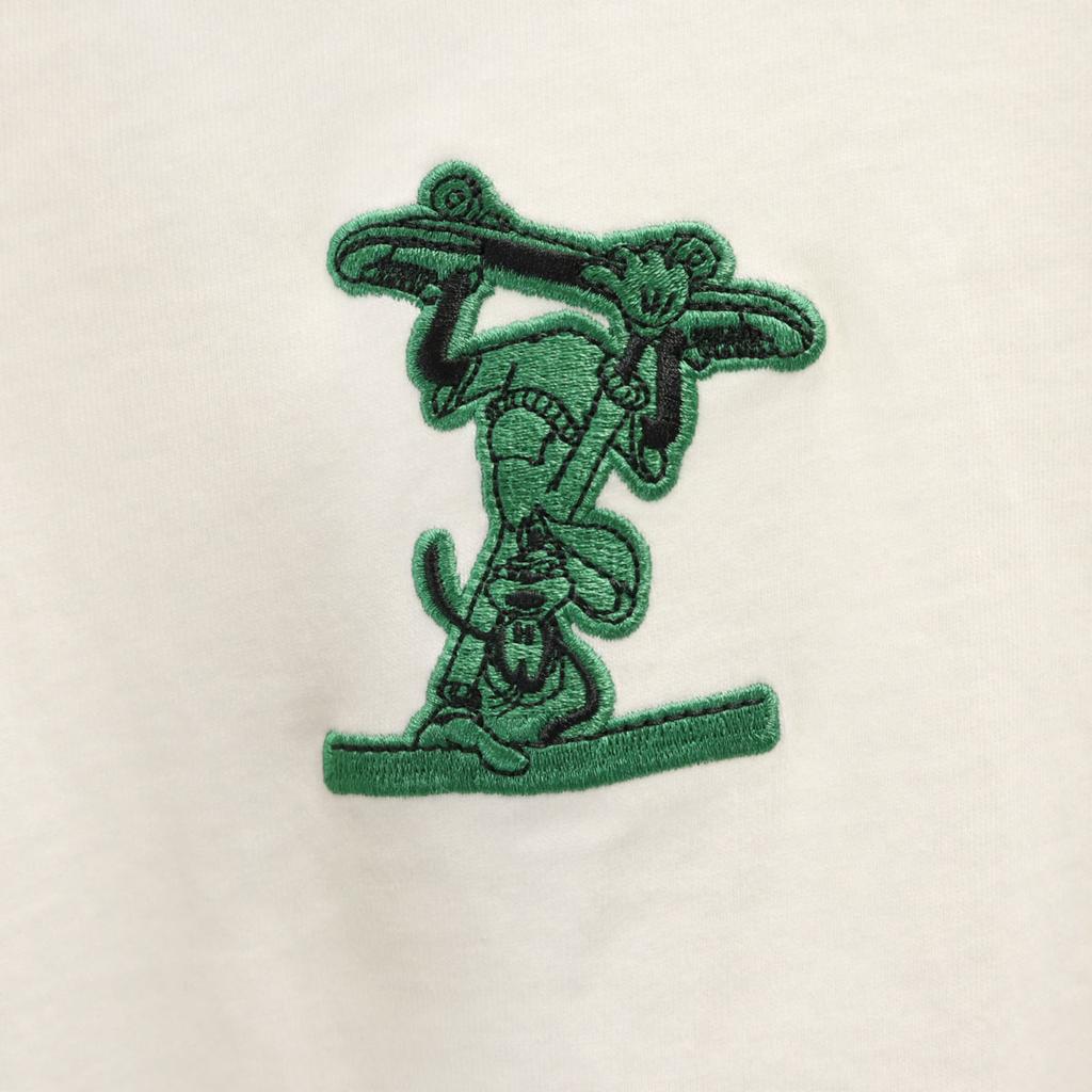 adidas Originals Disney collaboration Trefoil logo Goofy embroidery Short sleeve T-shirt Men's Used