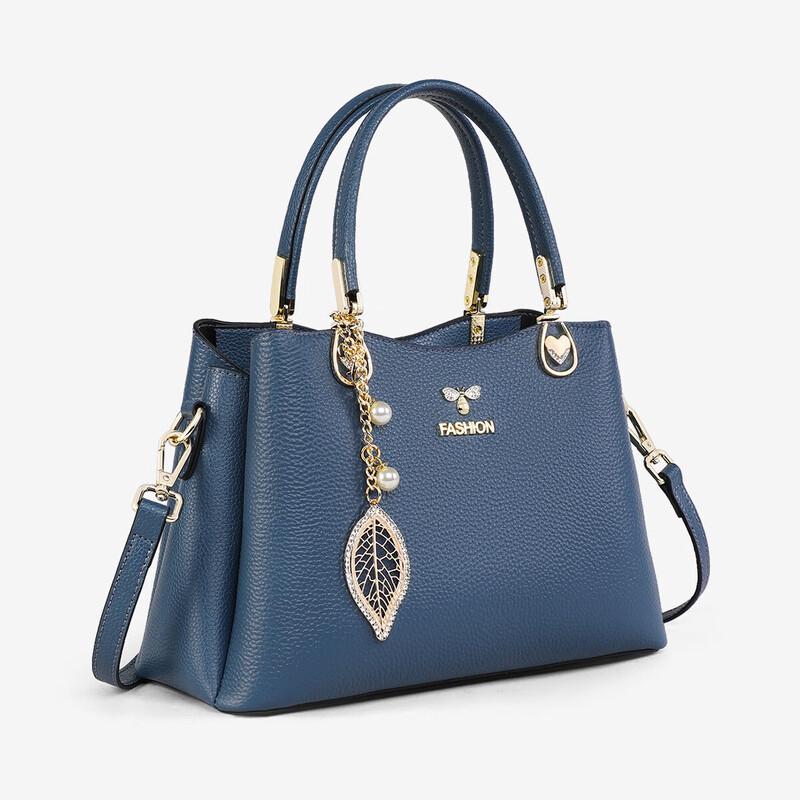 Aegean Sea First Layer Cowhide Women's Kelly Handbag