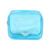 Women's Fashion Portable Sequin Love Heart Cosmetic Bag Zipper Pouch Cute Travel Toiletries Storage Bag