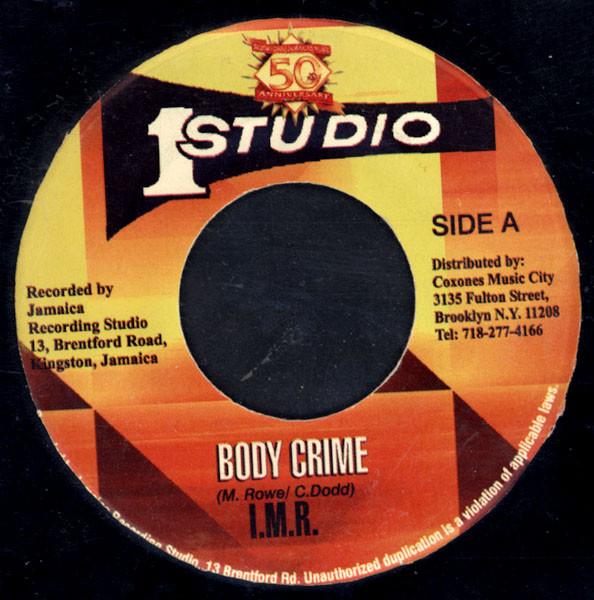 

7inch Record I.M.R. - Body Crime NONE Studio One US Reggae, Ska & Dub Used
