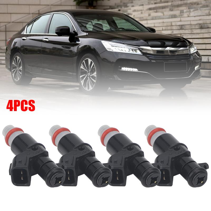 Fuel Injector 16450-RZP-003 For HONDA CIVIC CRV 2007 2008 2009 2010 2011 2012 2013 2014 2015 Black Accessories Replace 2 P