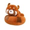 Donut Red Panda Pillow Plush Toy Doll Red Panda Doll Children's Company Soothing Ragdoll
