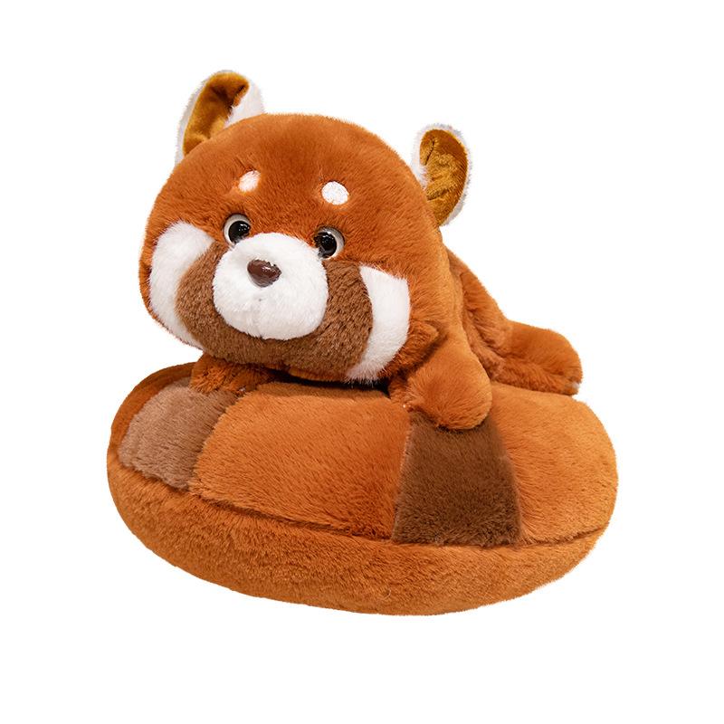 Donut Red Panda Pillow Plush Toy Doll Red Panda Doll Children's Company Soothing Ragdoll