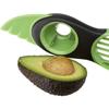 Outil de cuisine Fruit Pitter 3-en-1 Trancheuse d'avocat Green Splits Pits Tranches