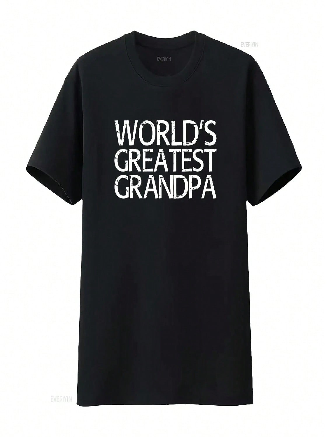 World S Greatest Grandpa T Shirt Father Day Vintage Washed Homme Top For Everyday Wear Streetwear Stretched Soft Breathable S разноцветный