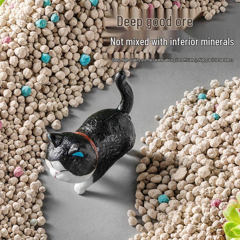 

Наповнювач для котячого туалету з безкоштовною доставкою - Мінеральний пісок з дезодоруючим ефектом, Низький пилоутворення, Активоване вугілля, Суміш бентоніту на основі натрію Ordinary Bentonite 5KG