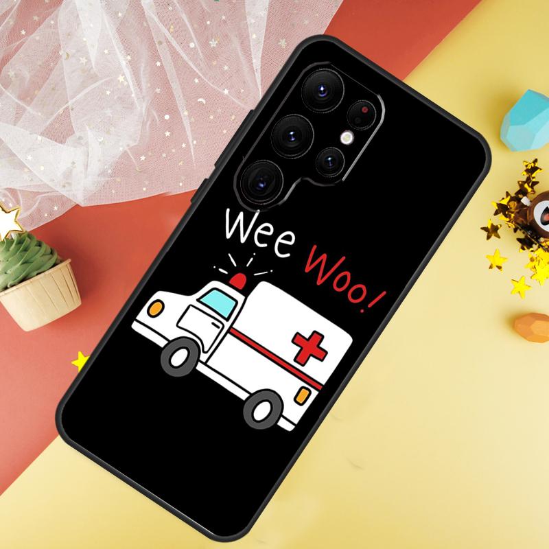 

Чехол для телефона EMT EMS Скорая помощь Для Samsung Galaxy S25 Ultra S21 S20 S22 S23 Ultra S9 S10 Plus S24 FE Cover Coque Galaxy S25Ultra