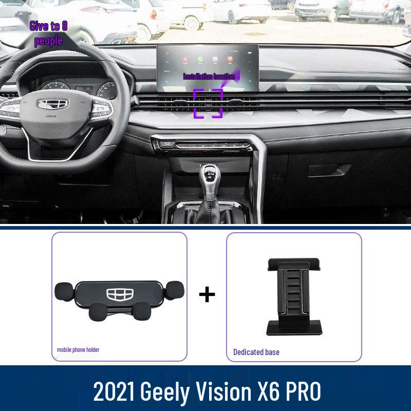 Geely Vision X6 18-19 Phone Holder Car Navigation Vent Mount Geely Vision X6