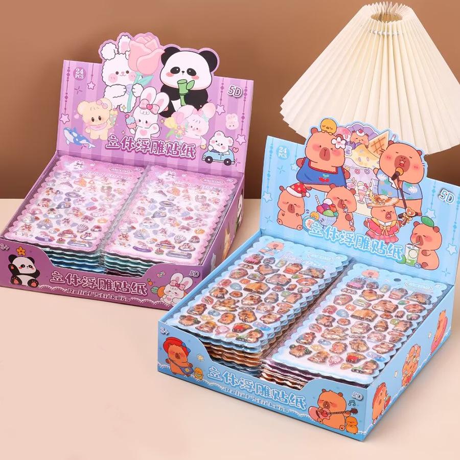 

Children s Colorful Crystal Candy Stickers INS Style Stationery Decorative Stickers, 3D Transparent