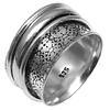 Silver Spinner Ring For Women Four Spinner Ring Fidget Silver Jewelry Ring"6"