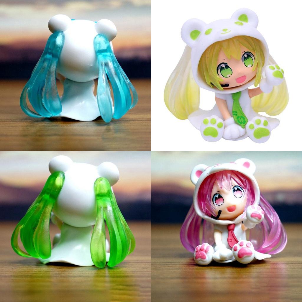 Q Version Hatsune Miku PVC Figur Modell Spielzeug Hochdetailliertes Sammlerstück für Anime-Fans