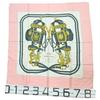 Auth HERMES Carre 90 Scarf Brides De Gala Silk He9713jg Used