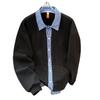 Heavyweight Retro Plaid Patchwork Hoodie Cardigan: Unisex Long Sleeve Sportswear for Autumn