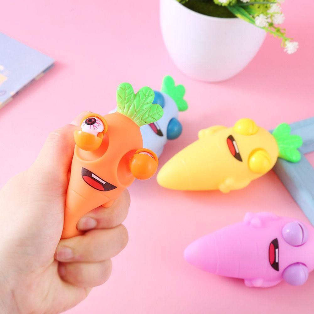 

Squeezing Toys Carrots Popping The Eyes Carrots Eye Popping Explosive Toys Toy for Kid
