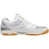 Volleyball Shoes MIZUNO FLY Club Activities Indoor Wide Lightweight Indoor Cm 2E [Mizuno] White/Silver/Gold 26.0