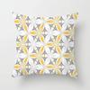 Yellow Flower Pillowcase Office Living Room Home Pillowcase Car Ornaments