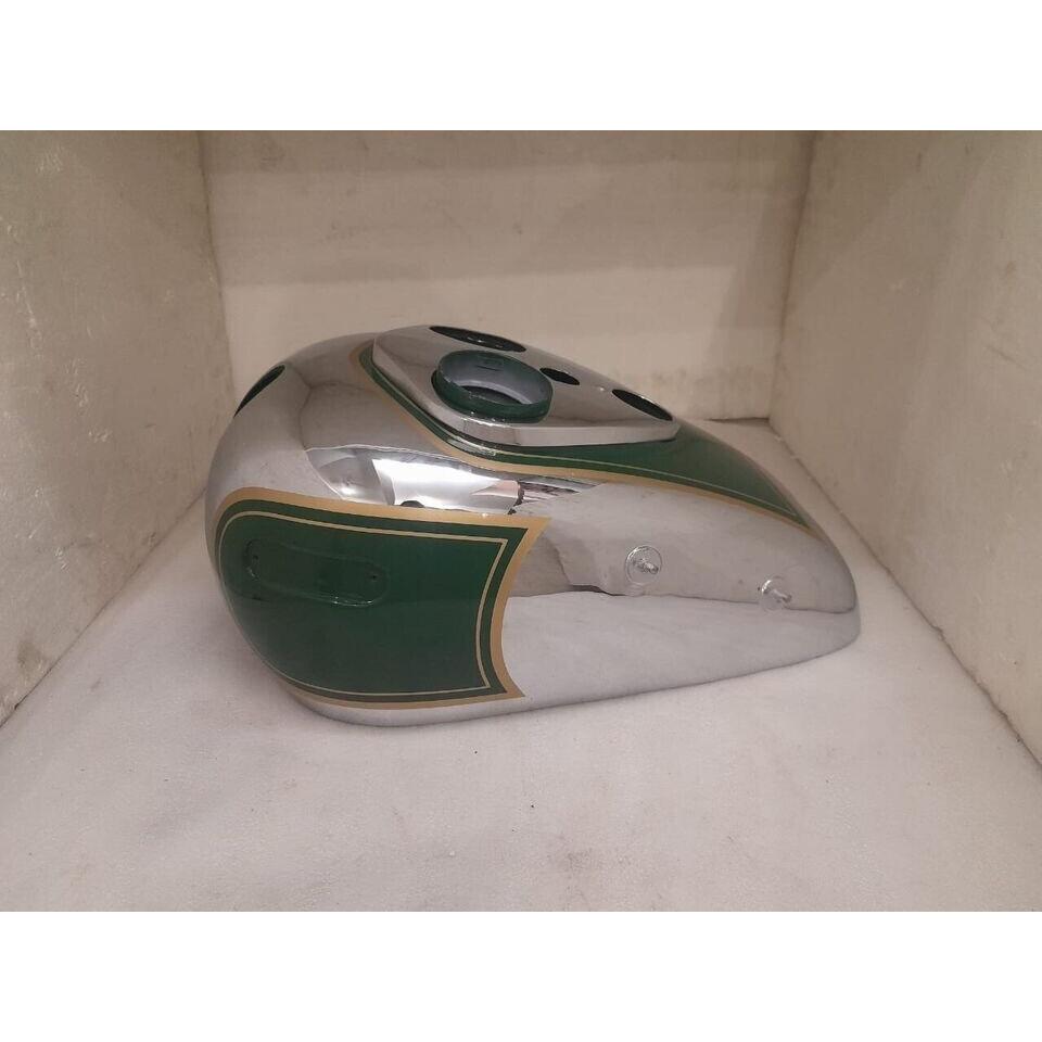 Ariel 500cc Red Hunter Steel Fuel Petrol Green & Chrome Fuel Tank + Cap |Fit For