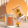 Eiskaffeebecher Glas Gefrierender Bierbecher Zwischenschicht Eisbierbecher Kühlschrank Kaffee-Kühler Gefrierbare Pint-Gläser Eisbecher für Zuhause