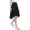 Fila Heritage Series Fashion Solid Color Loose High Waist Straight Woven Casual Skirt Women Skirts Black F11W328306F-BK