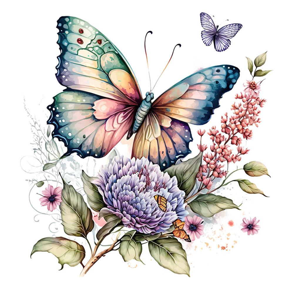 Bathroom Flower Toilet Art Wall Stickers DIY Removable Butterfly Wall Decals Self-Adhesive Wall Wallpaper Bedroom Home Decor