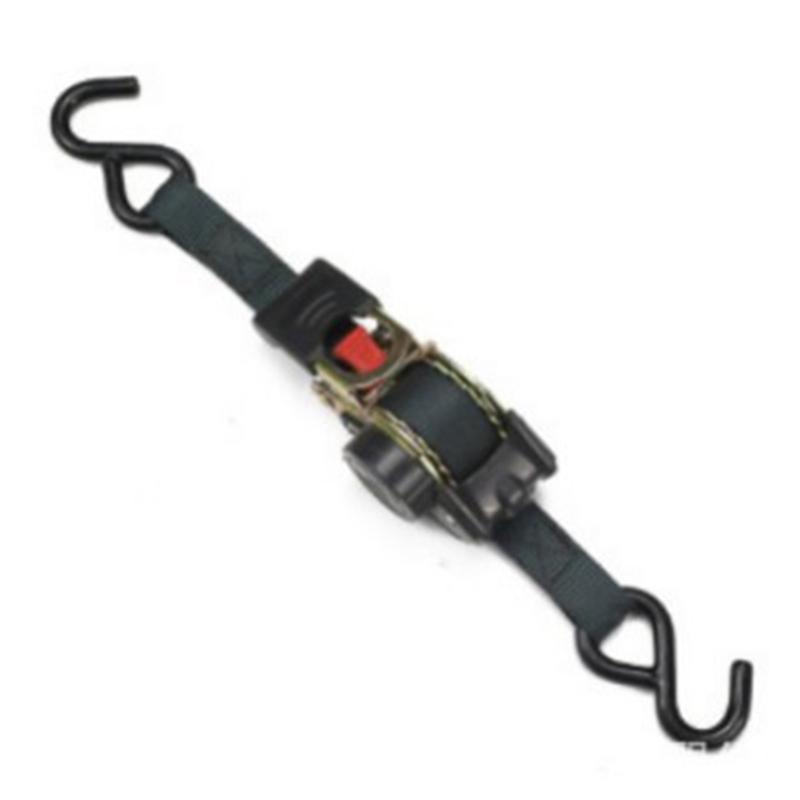 Automatic Ratchet Straps 2M Length 220lbs Load Bearing Capacity For Motorcycle Luggage Vehicle Cargo Secure Fastening