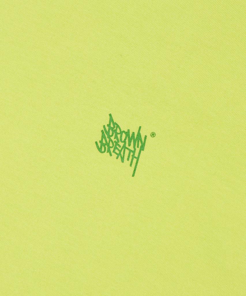 BROWNBREATH Grass Tag Tee - Lime
