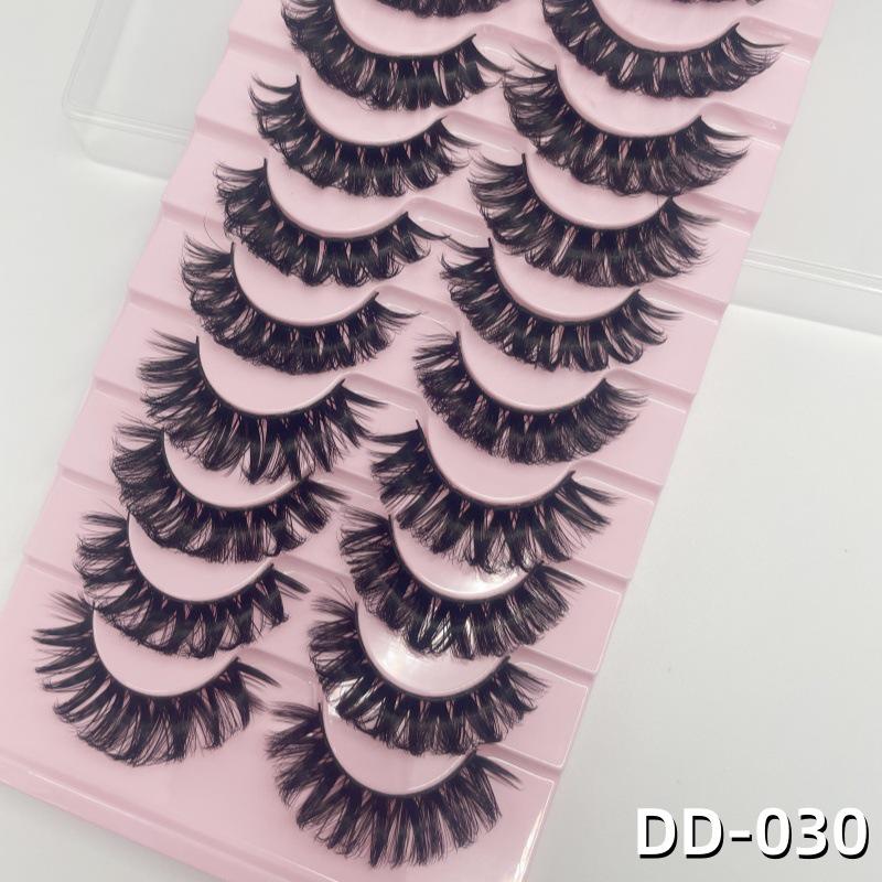 Xiyin Style European & American Thick Curled Imitation Mink False Eyelashes