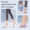1 Pair Anti Drop Foot Arch Trainer Soft Overlapping Toes Corrector Toes Separators  Yoga