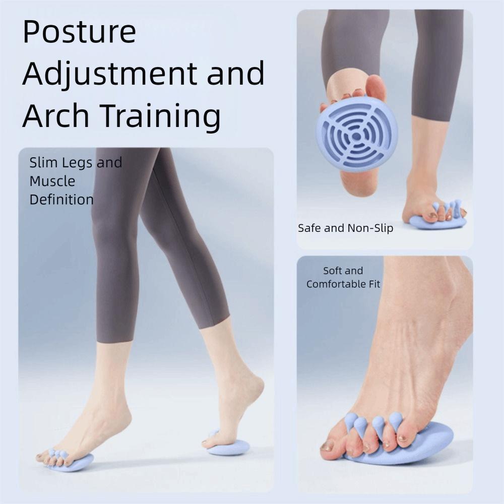 1 Pair Anti Drop Foot Arch Trainer Soft Overlapping Toes Corrector Toes Separators  Yoga