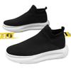 Summer new mesh breathable thick-soled sports lightweight soft-soled black socks shoes
