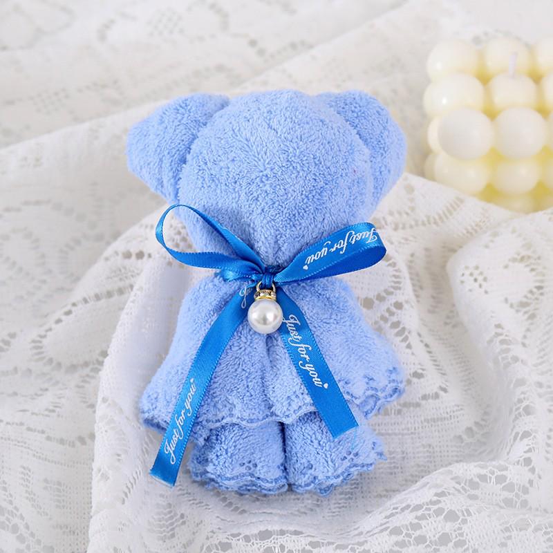 Pearl Little Bear Coral Fleece Towel - Absorbent, Lint-Free, Custom Gift 30*30cm (no packaging)