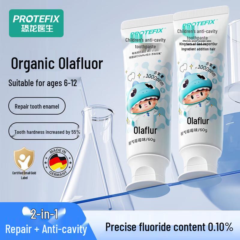 PROTEFIX German Organic Olaflur Anti-Cavity Toothpaste