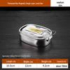 304 Stainless Steel Divided Bento Lunch Box