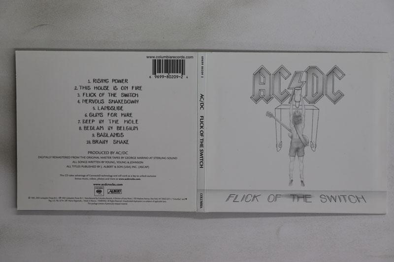 CD ACDC Flick of the Switch Dlx 69699802092 Columbia US Рок Б/у