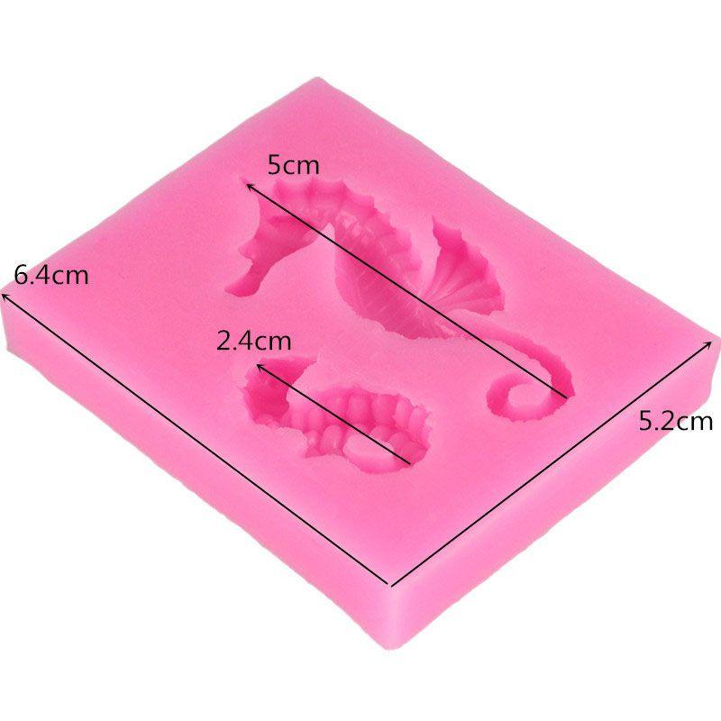 Versatile 3d Sea Horse Silicone Fondant Mold Ideal For Sugarcraft And Paste Art
