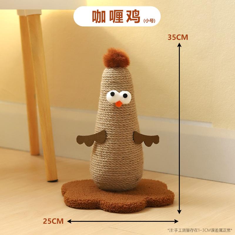 Vertical Sisal Cat Scratching Post Durable No Shedding Self Entertaining Scratcher Pole For Indoor Pets Home And Living Cozy