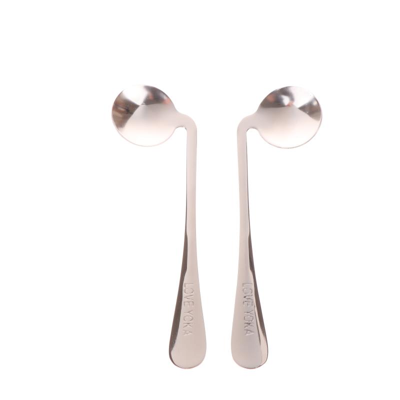 Utensil Curved Spoon Fork Self Feeding Reduce Wrist Pressure Reducer Wrist Pressure Utensil Angled For Elderly Patients