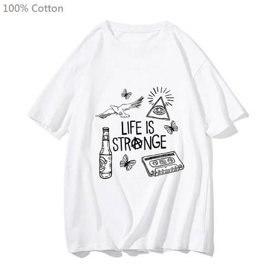 Life Is Strange Harajuku Anime T-shirts Leuke Manga/comic T-shirt Funko Pop 100% Katoen T-shirt Korte Mouw Heren/dames T-shirt