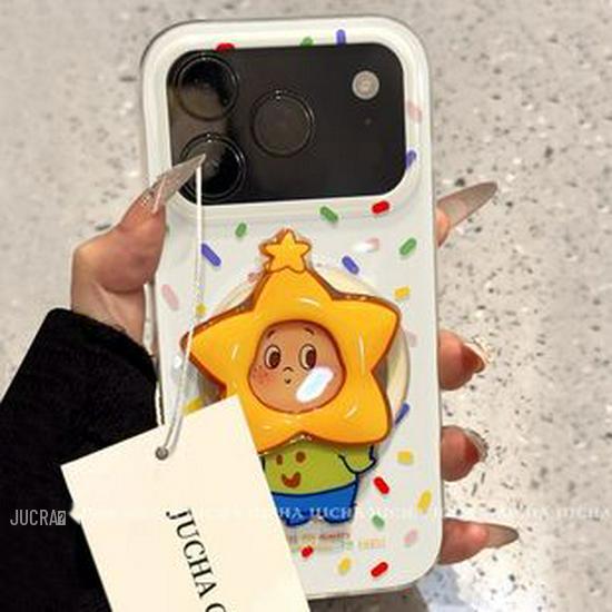 Huawei Mate70 Pro & Mate60 Full Coverage Phone Case with Lanyard - Cute Star Design