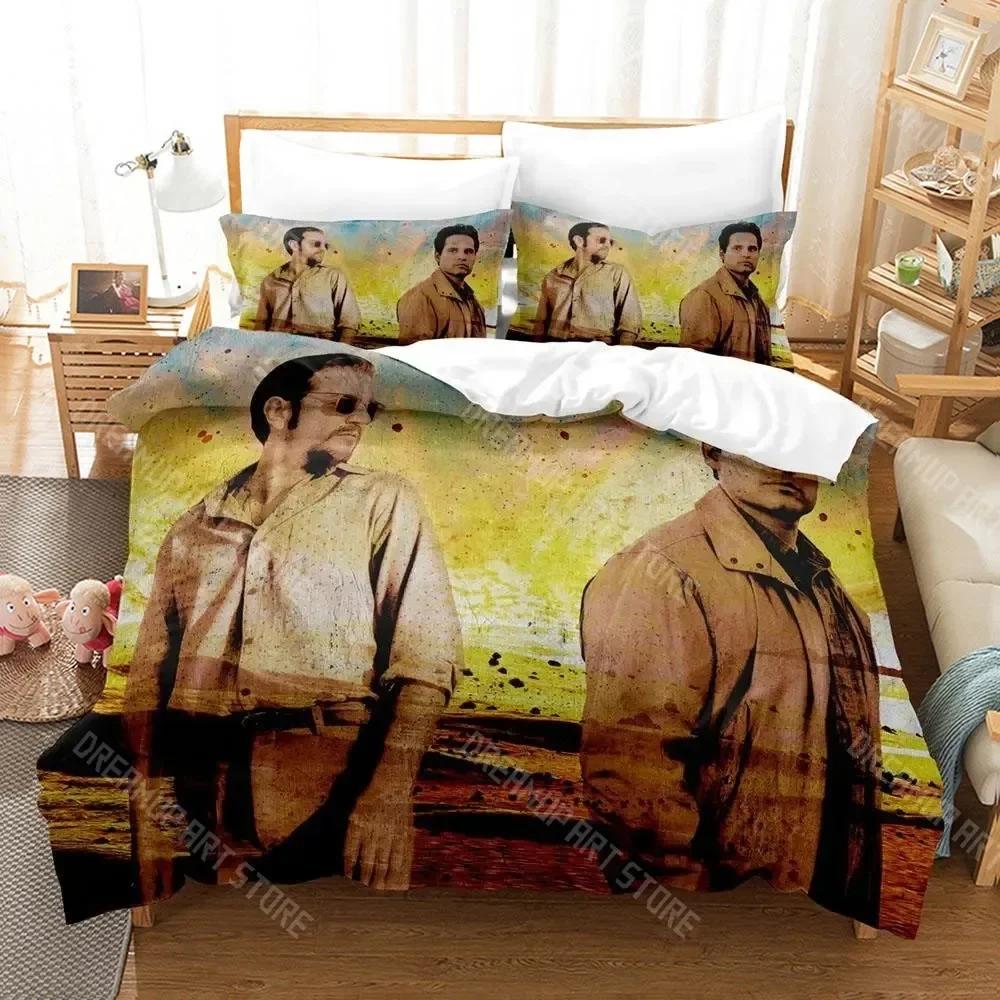 3D Print Narcos Bedding Set Single Twin Full Queen King Size Bed Set Adult Kid Bedroom Duvetcover Sets