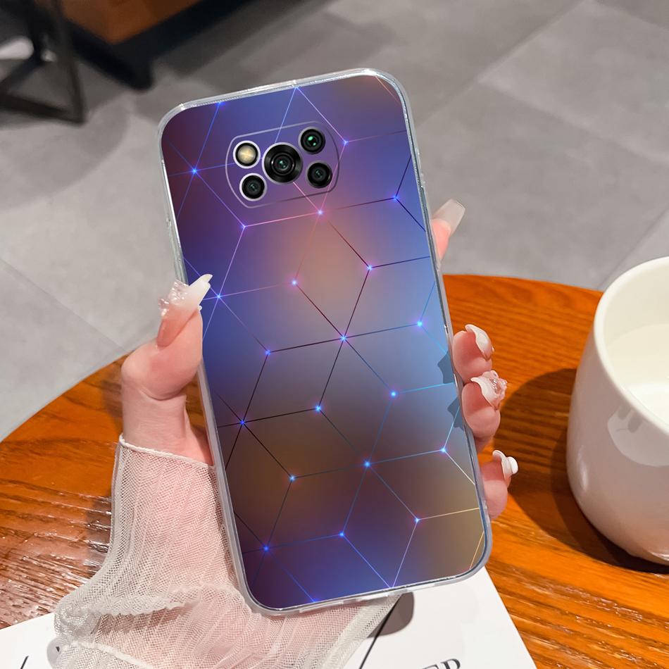 For Poco X3 Pro GT Case Creative Fun Soft TPU Silicone Clear Anti Choc Phone Back Cover For Poco X 3 Pro GT X3Pro X3GT NFC Funda