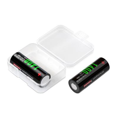 Clear Battery Storage Case for 2x18650 or 3x16340 Batteries Protect Your Batteries, Prevent Short Circuits and Dust