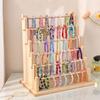 Tiered Stepped Wood Jewelry Holder Rack For Bracelet Necklace Storage Wooden Construction Wrist Accessories Holder