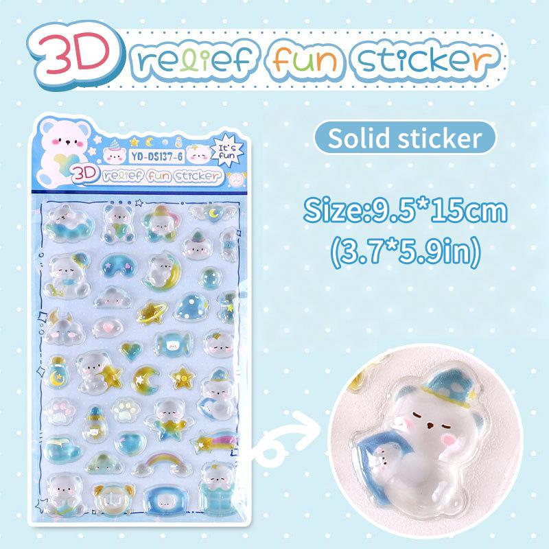 Sigillo a Goccia Bonbon Capibara 3D Caramelle Gelatina Adesivi Animali Carini per Scrapbooking Fai da Te Libri Stile Giapponese Adesivo per Cover del Telefono