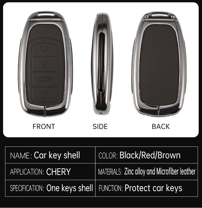 Chery Tiggo Key Case for 2025 Tiggo 8 Pro/9/8 Plus/8L/7 Plus and Arrizo 8 Models