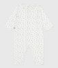 Petit Bateau Footless Romper 60cm A0DVP, Off-White/Multicolor, 3-Months,