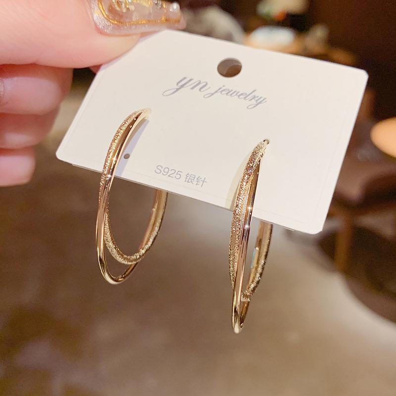Fashionable Personalized Retro Earrings 1 pair золотой