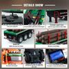 Huina 1313 118 9CH 2.4G Remote Control Timber Transport Truck Log Trailer Realistic Carrier RC Construction Logging Car Toys