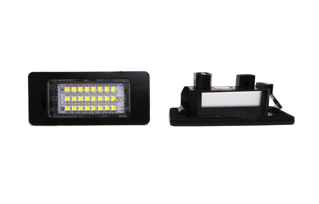 LED License Plate Lights 2x650lm, Set of 2 Compatible with BMW, 12V, Off-Road
